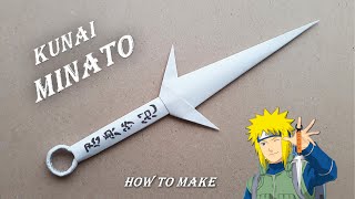 KAĞITTAN MİNATO KUNAİ YAPIMI   How To Make a Paper Kunai [upl. by Aisyle]