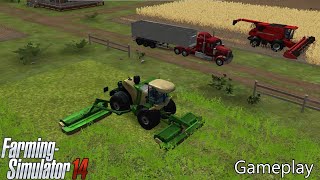 Fs14 Farming Simulator 14  Gameplay Timelapse 83 [upl. by Raknahs]