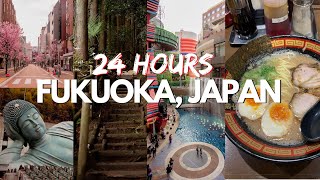 24 HOURS IN FUKUOKA JAPAN  temples shrines and the Land of Ramen [upl. by Nimzzaj]