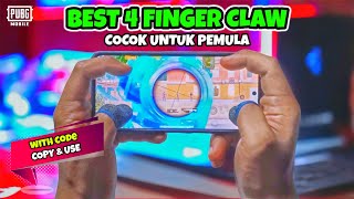 SETTINGAN KONTROL LAYOUT PUBG MOBILE  SETTING KONTROL 4 JARI TERBAIK AGAR LINCAH [upl. by Suiramed]