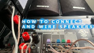 How to Set Up Stereo Speakers  TroubleShooting [upl. by Nahgeam]