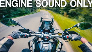 Yamaha Tenere 700 QUICKSHIFTER sound  ZARD exhaust RAW Onboard [upl. by Kim540]