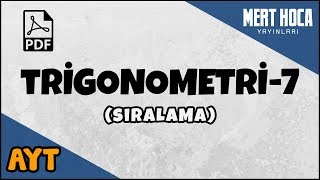 Trigonometri7 Sıralama [upl. by Haibot]