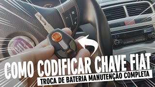 CODIFICANDO CHAVE FIAT PASSO A PASSO [upl. by Hesta222]