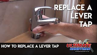 How to replace a lever tap [upl. by Sergio]