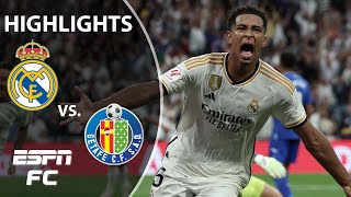 Real Madrid vs Getafe  La Liga Highlights  ESPN FC [upl. by Antonia552]