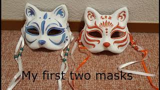 How I design a Fox Mask Kitsune Mask [upl. by Malan427]