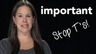 How to Pronounce IMPORTANT  American English [upl. by Werby]