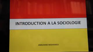 INTRODUCTION A LA SOCIOLOGIE [upl. by Esdras846]