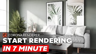 How to Render with Corona Renderer3Ds Max Beginner Guide [upl. by Dann]