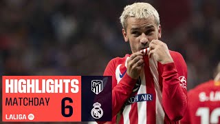 Resumen de Atlético de Madrid vs Real Madrid 31 [upl. by Hahcim]