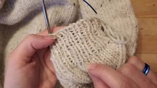 Tutoriel Tricot  Rabattage Tubulaire Tubular Bind Off [upl. by Aydidey]