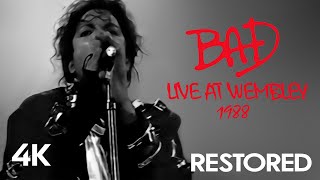 Michael Jackson BAD Live at Wembley 1988  RESTORED [upl. by Ittam295]