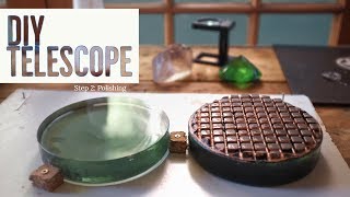 DIY Telescope Polishing the Mirror [upl. by Nodlehs]