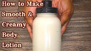 DIY Moisturizing Lotion Recipe EASY  HOW TO MAKE LOTION AT HOME FOR BEGINNERS [upl. by Hackney826]