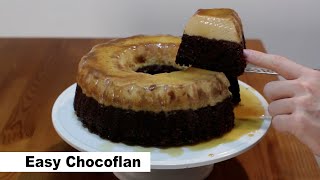 How to make Chocoflan  Easy Homemade Chocoflan Cake Recipe [upl. by Josias477]