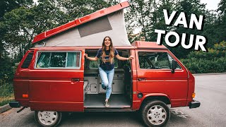 our 1987 Westfalia VAN TOUR [upl. by Dnaltruoc]