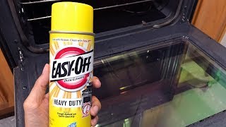 EASYOFF HEAVY DUTY Oven Cleaner Review [upl. by Bonnibelle]