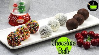 Chocolate Balls  Fireless Cooking Competition Recipes  No Fire Cooking [upl. by Nauq]