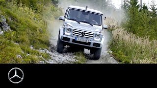 MercedesBenz GClass Extreme OffRoad Test [upl. by Hgielrak353]