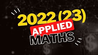 202223 AL Combined Maths Applied Maths Full Paper [upl. by Hanae]