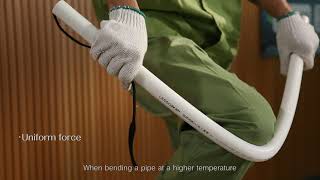 How to bend PVC conduits with spring  LESSO [upl. by Borman279]