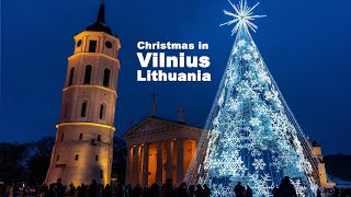 Christmas in Vilnius Lithuania  2021 [upl. by Fish996]