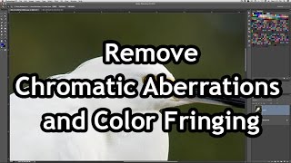 Remove chromatic aberrations and color fringing [upl. by Ecille539]