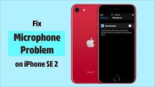 Microphone Problem on iPhone SE 2 Solved [upl. by Dor]