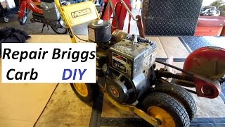 Briggs Carb repair step by step [upl. by Nevs]