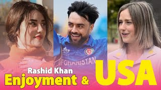 Rashid Khan Enjoying in USA 😍❤️ [upl. by Leticia]