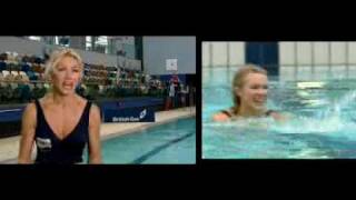 British Gas Swimming Nell McAndrew Video [upl. by Eleynad793]