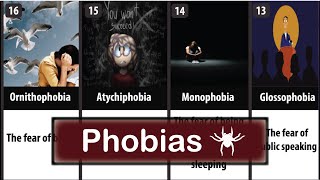 Top 100 Phobias That You Have at Least 3 of Them [upl. by Gipsy]