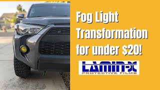 CHEAP Fog Light TRANSFORMATION  LaminX [upl. by Duyne364]