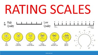 RATING SCALES [upl. by Nahoj]