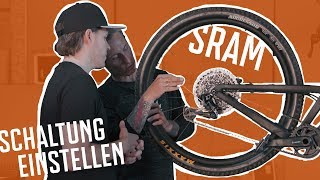 How to Schaltung einstellen  SRAM Eagle [upl. by Legna]