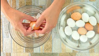 100YearOld Trick To PEELING HardBoiled EGGs 🥚 [upl. by Letram]