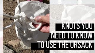 Knots to tie an Ursack [upl. by Anihs]