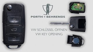 VW SCHLÜSSEL ÖFFNENVW KEY OPENING [upl. by Ynos]