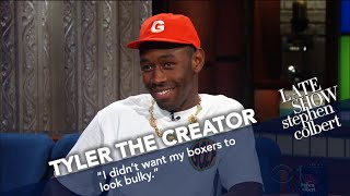 Tyler The Creator Wears Boxers In Late Nights Coldest Theater [upl. by Hakeem]