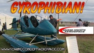 AutoGyro MTO Gryoplane Gyrophibian amphibious AutoGyro Soaring Concepts Aerospace [upl. by Noxid]