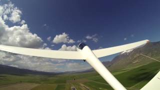 Glider Winch Launch  Different Angles [upl. by Levin]