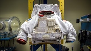 How Astronauts Put on Space Suits [upl. by Suolhcin]