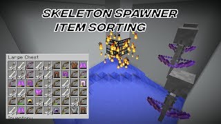 Skeleton Spawner Item Sorting [upl. by Puttergill549]