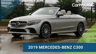 2019 MercedesBenz C300 Cabriolet Review [upl. by Salahi]