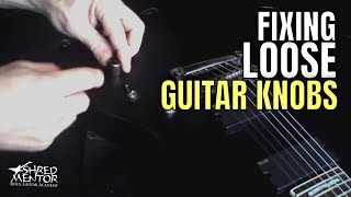 Fixing Loose Guitar Volume amp Tone Knobs [upl. by Viccora]