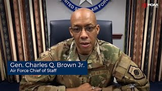 MOAA interviews Air Force Chief of Staff Gen Charles Q Brown Jr [upl. by Lleroj]