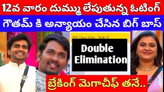 bigg boss 8 telugu 12th week voting polls results  double elimination  BigstarBunny [upl. by Peltz]