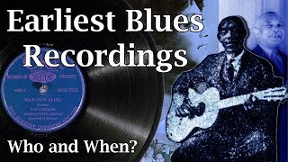 The Earliest Blues Recordings  Who and When [upl. by Anilehcim]