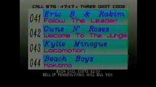 Jukebox Network 1988 RARE TV FOOTAGE 80s Music Video Channel [upl. by Roarke76]